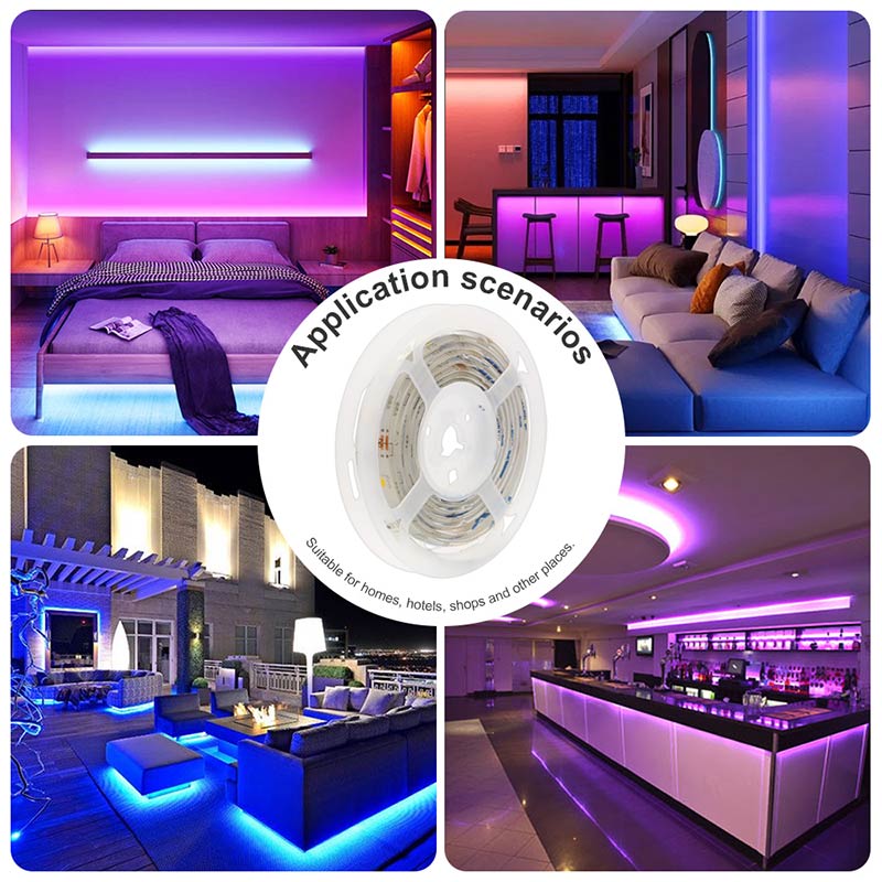Cable 2 led strips with motion detector