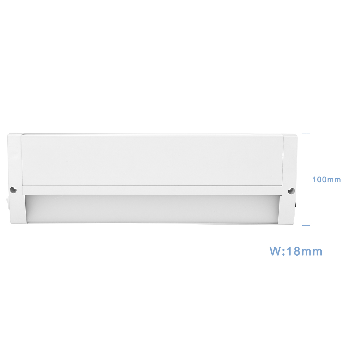 Led Cabinet Light 120V Aluminum Housing + PC frosted difuser 4 Size