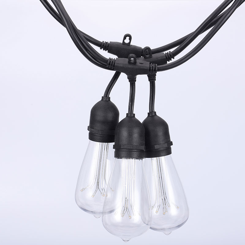 7.3M Starry Sky String Light With 12 ST64 Blubs AC120V 2200K 6W 