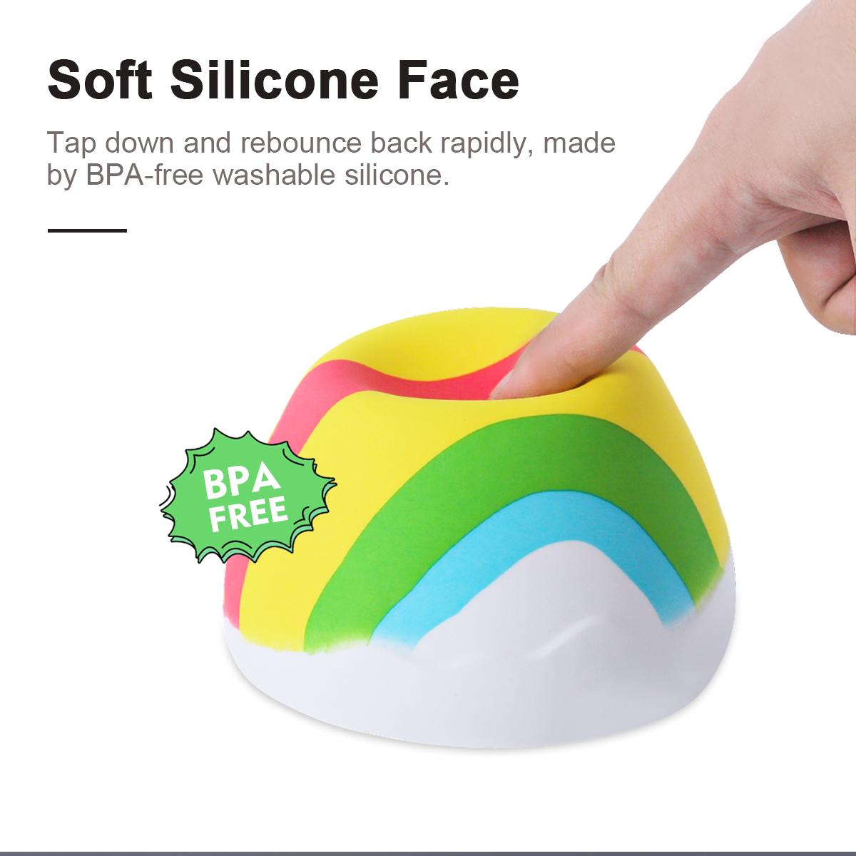 Rainbow Baby Night Light With Three Color Transformation